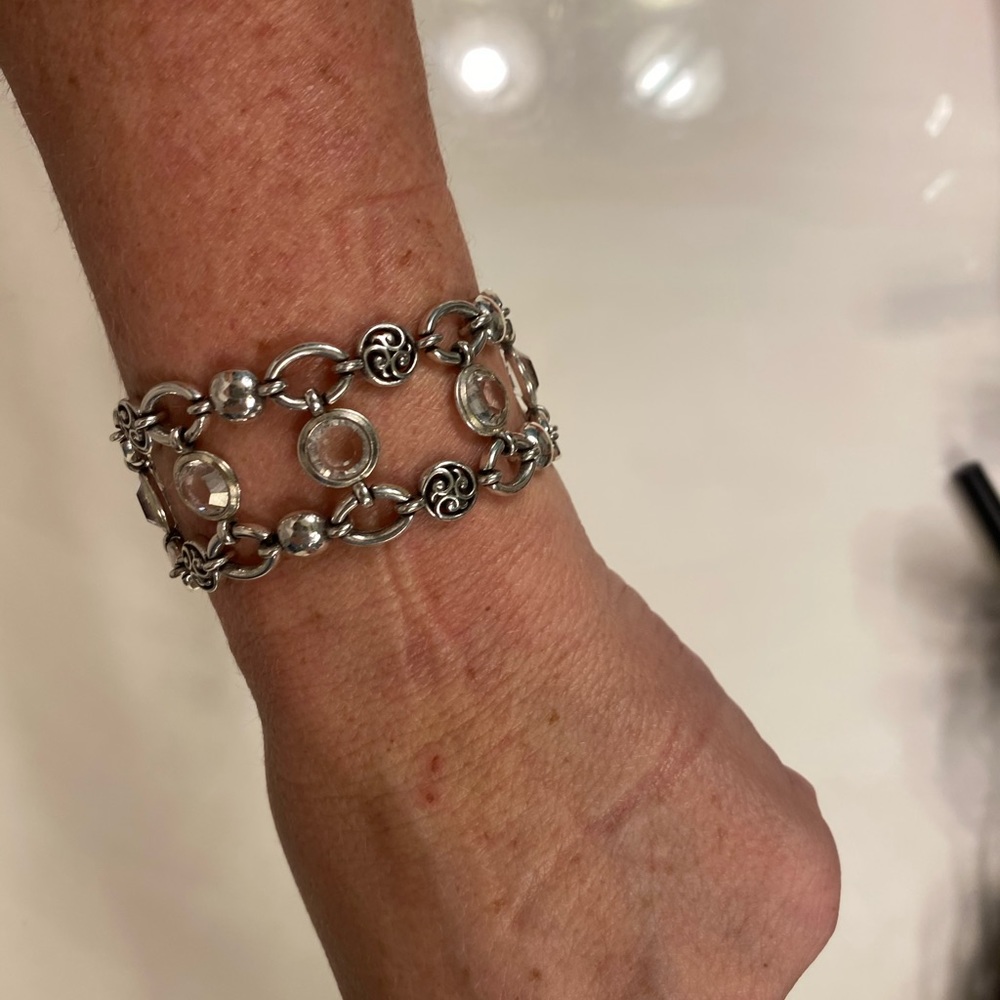 Brighton Silver Sturdy Gorgeous Bracelet